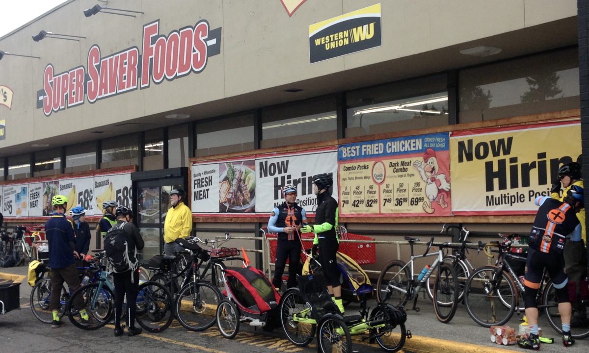 Hauling half a ton of food by bike