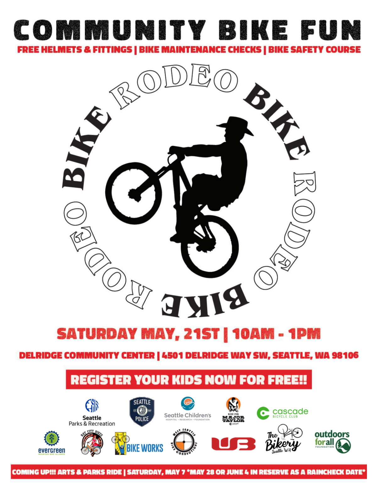 Delridge Bike Fun May 21!